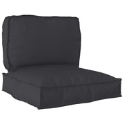 Set di Cuscini per Pallet 2 pcs Nero Tessuto Oxford 3329063