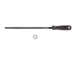 RASPE CABINET TONDE CON MANICO PLASTICA- - 10 mm.250  taglio bastardo - 2 pezzi