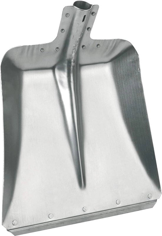 Scopa in alluminio misura 9 - Larghezza 36 cm - Scopa per giardino e scopa per stalla - Manico zincato - Scopa per neve