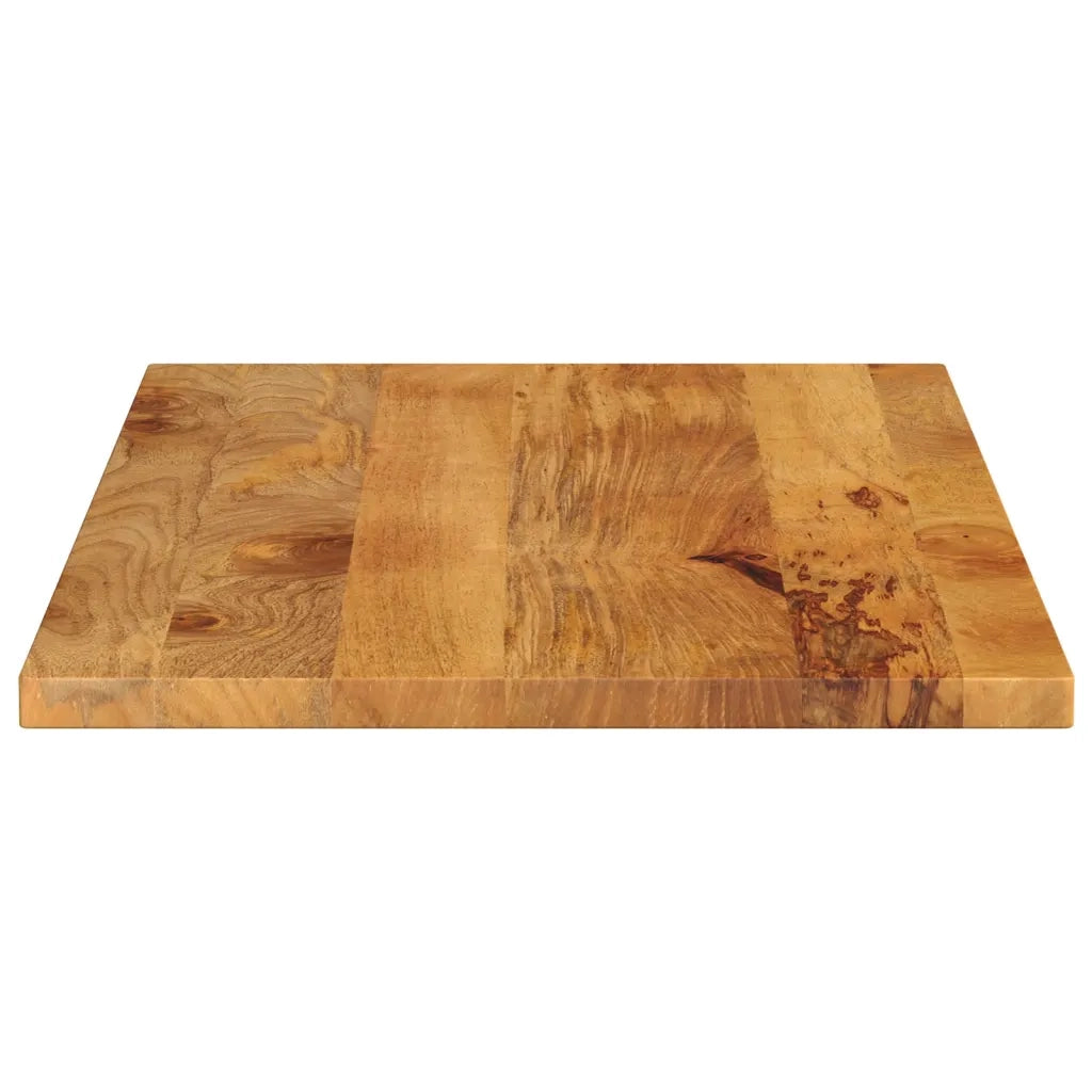 Piano per Tavolo 100x70x3,8cm Rettangolare Legno Massello Mango 371672