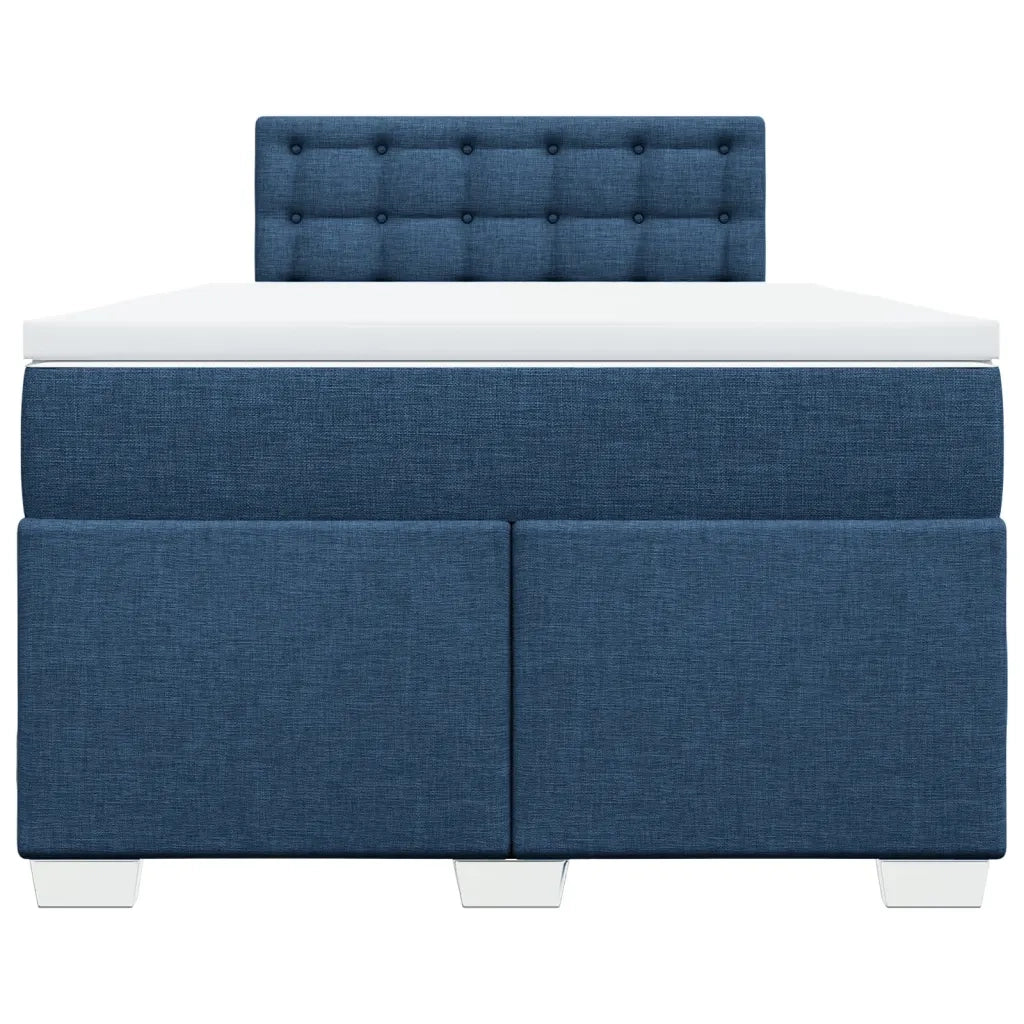 Giroletto a Molle con Materasso Blu 120x200 cm in Tessuto 3285875
