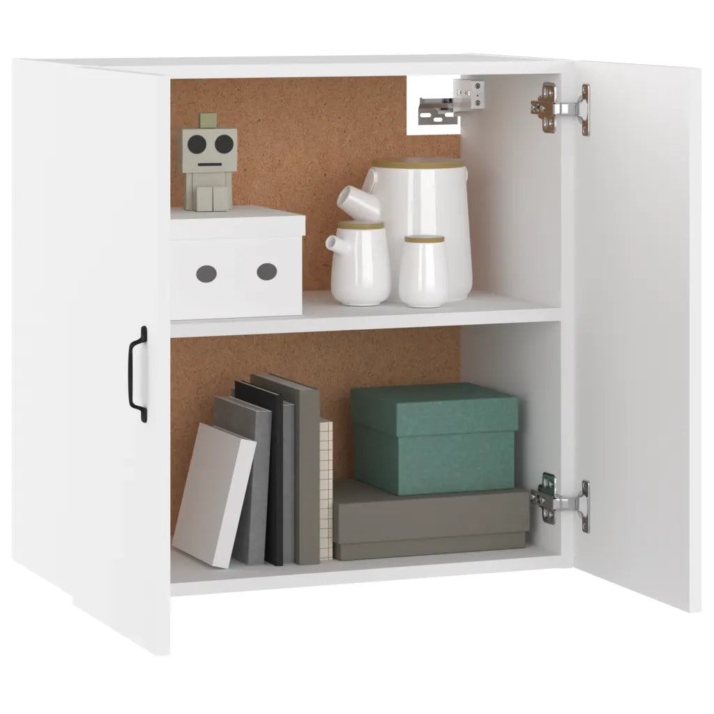 Armadietto a Muro Bianco 60x31x60 cm Legno Multistrato 812897