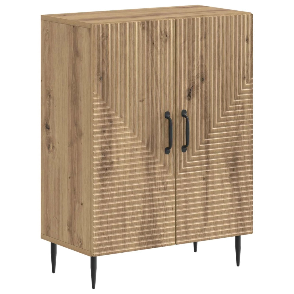 Mobiletto da Bagno HAARLEM Rovere Artigianale 59,5 x 31 x 80 cm 896844