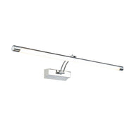 Maytoni Applique moderna Fino 1 luce LED integrato cromo metallo diffusore PVC