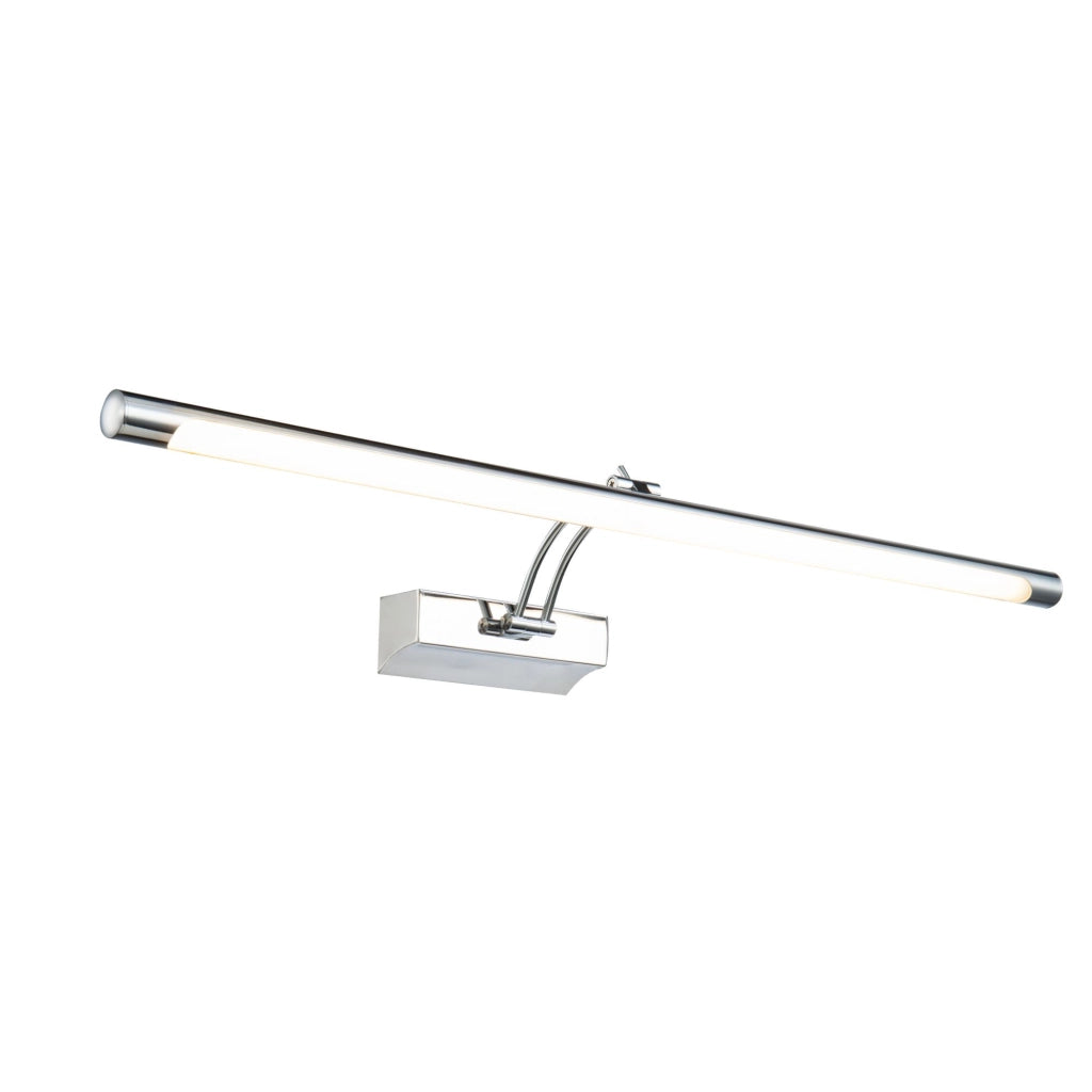 Maytoni Applique moderna Fino 1 luce LED integrato cromo metallo diffusore PVC