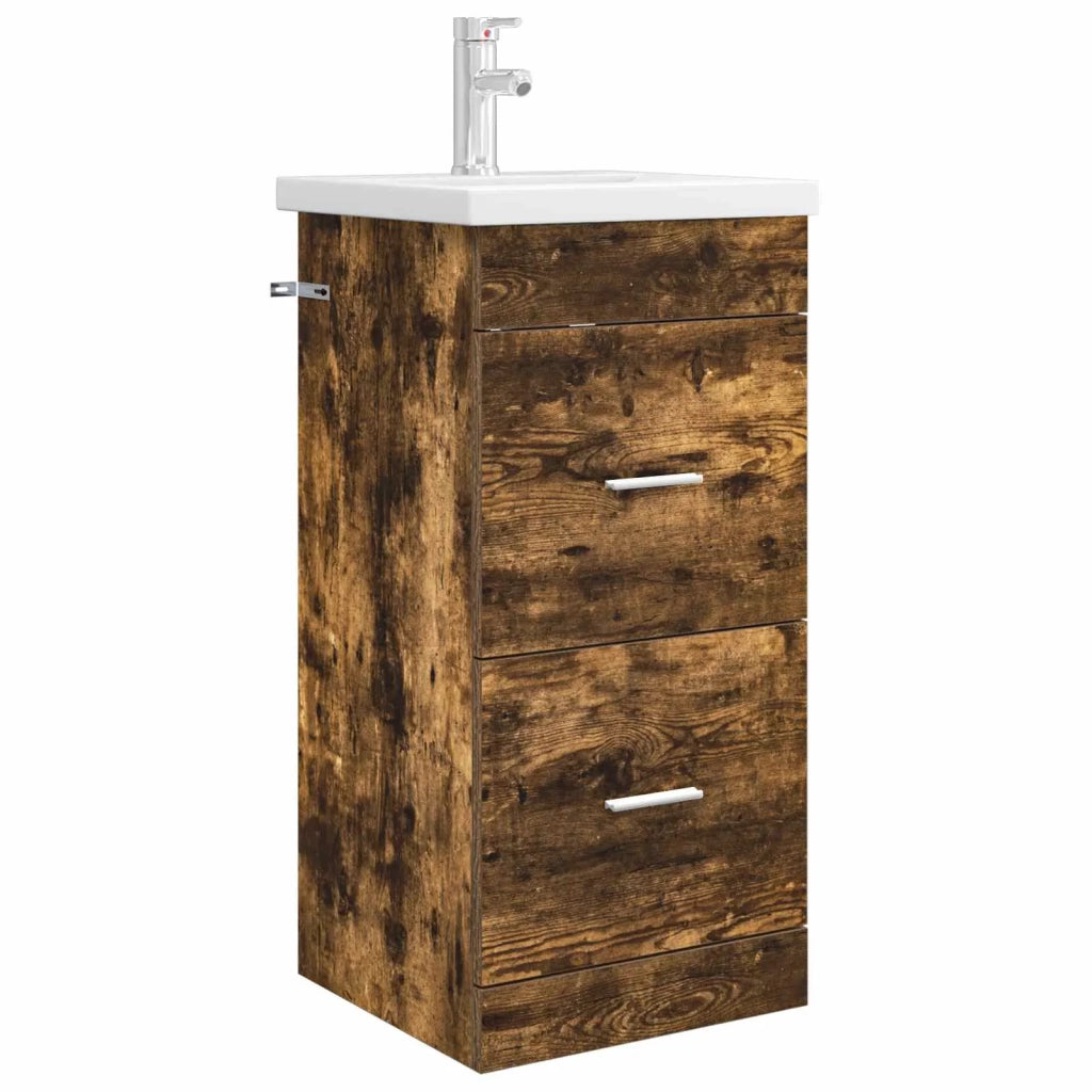 Mobile da bagno con lavabo Rovere Fumo 42 x 40 x 84,5 cm 890700