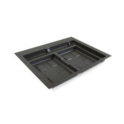 Kit di 2 profili superiori Gola per mobili da cucina, lunghezza 2,35m, con accessori, Alluminio, Anodizzato opaco