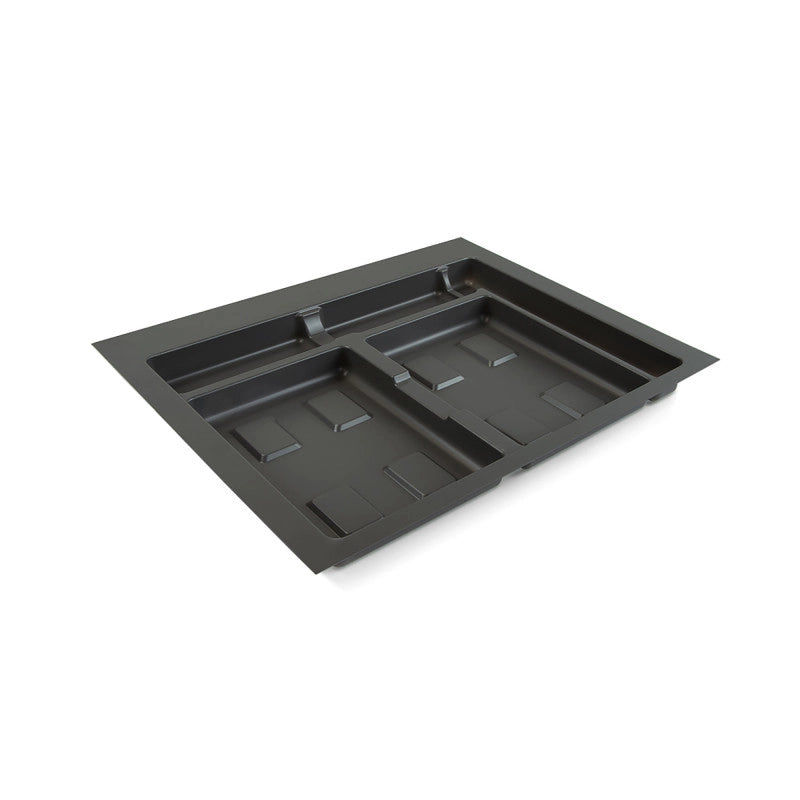 Kit di 2 profili superiori Gola per mobili da cucina, lunghezza 2,35m, con accessori, Alluminio, Anodizzato opaco