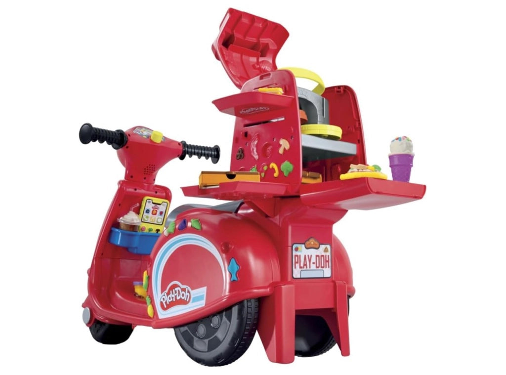 Hasbro Play-Doh Pizza a Domicilio Playset con Scooter con Attività Manuali