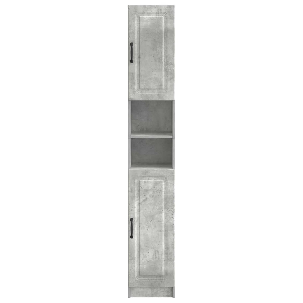 Armadio da Bagno con Ripiano Aperto UTRECHT Grigio Cemento 897698