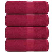 Asciugamani per Sapone 4 pz BordÃ² 30x30 cm 360 g/mÂ² 100% Cotone