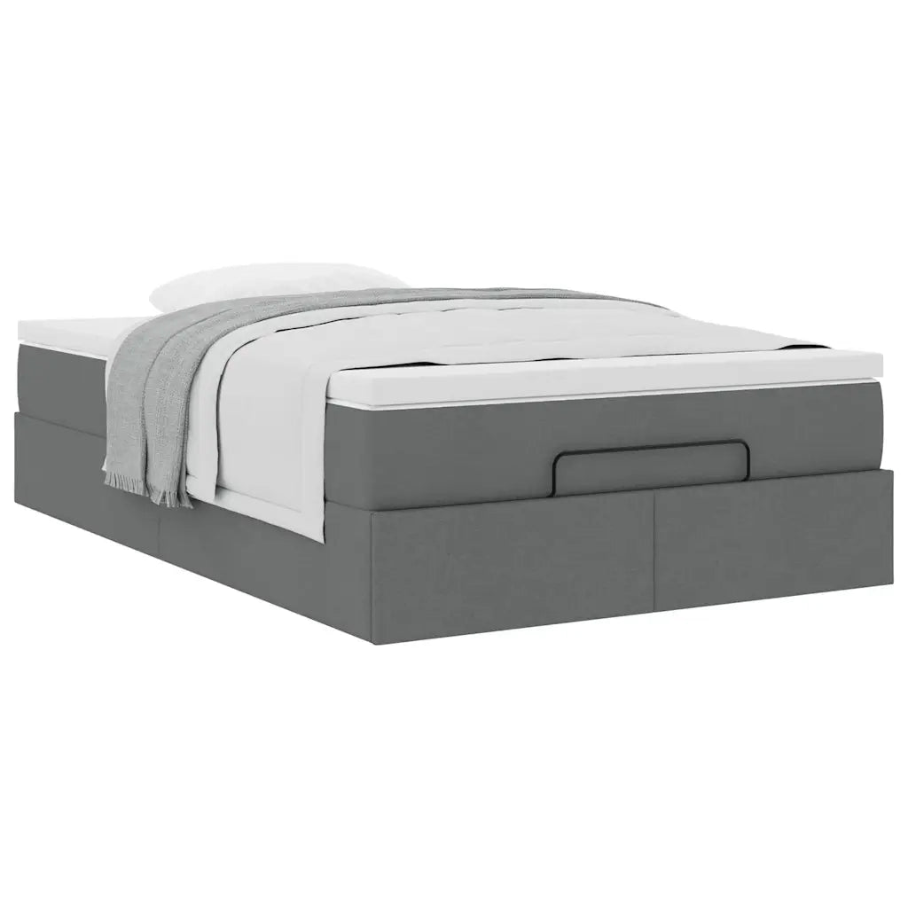 Struttura Letto Pouf con Materasso 80x200 cm in Tessuto 3311093