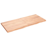 Ripiano Muro Marrone 140x60x(2-4) cm Massello Rovere Trattatocod mxl 95703
