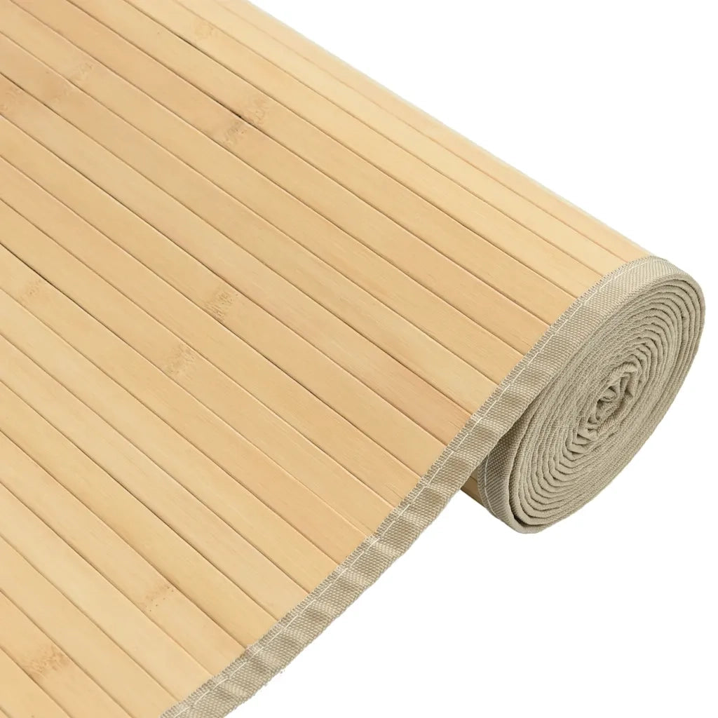 Tappeto Rettangolare Natura Chiaro 80x300 cm in BambÃ¹