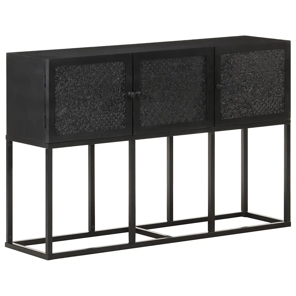 Credenza | Madia | Buffet da pranzo | Armadio da pranzo 115x30x76 cm in Legno Massello di Mango