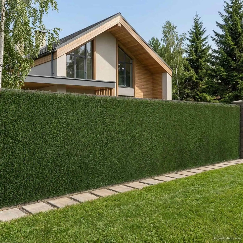 Recinzione Artificiale Verde chiaro 1,5 x 3 m PVC e Acciaio CFW3486035