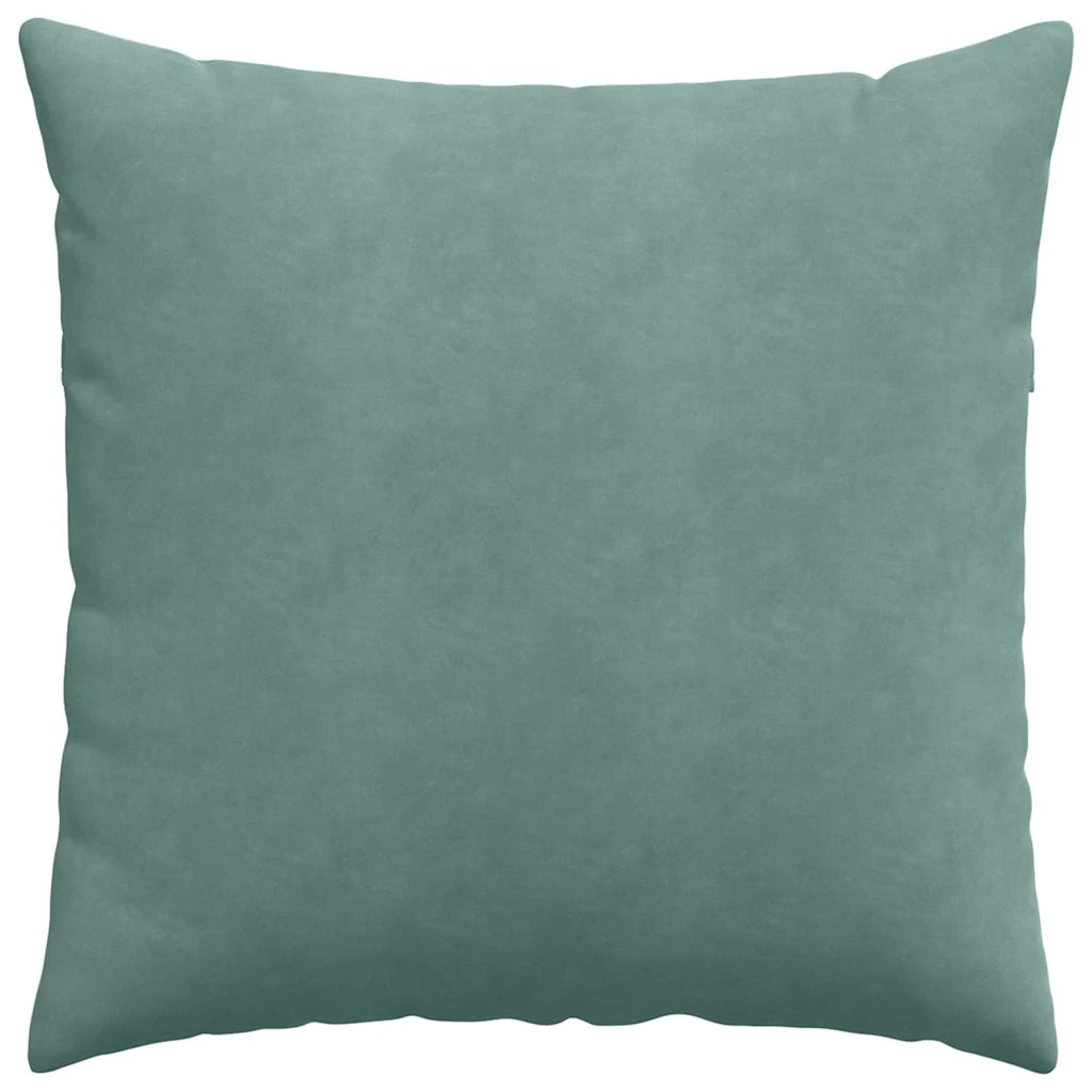 Cuscini da Divano 2 pz | Cuscini per sedie Verde Mare 80 x 80 cm Tessuto in Cords