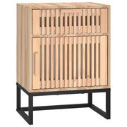 Comodino | Armadio da Notte | Mobiletto da notte 40x30x55,5 cm Legno Multistrato e Ferro