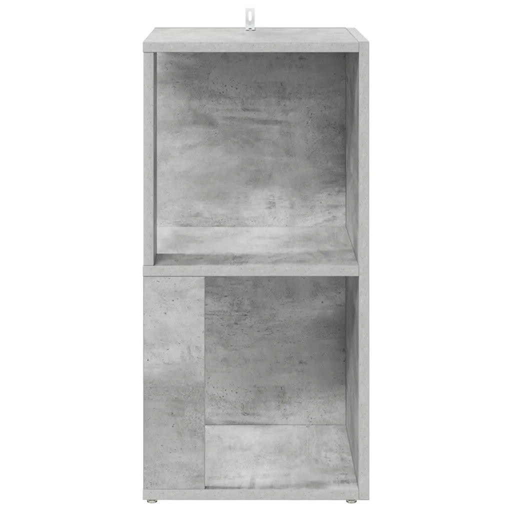 Armadio Angolare Grigio Cemento 33x33x67 cm in Truciolato 809021