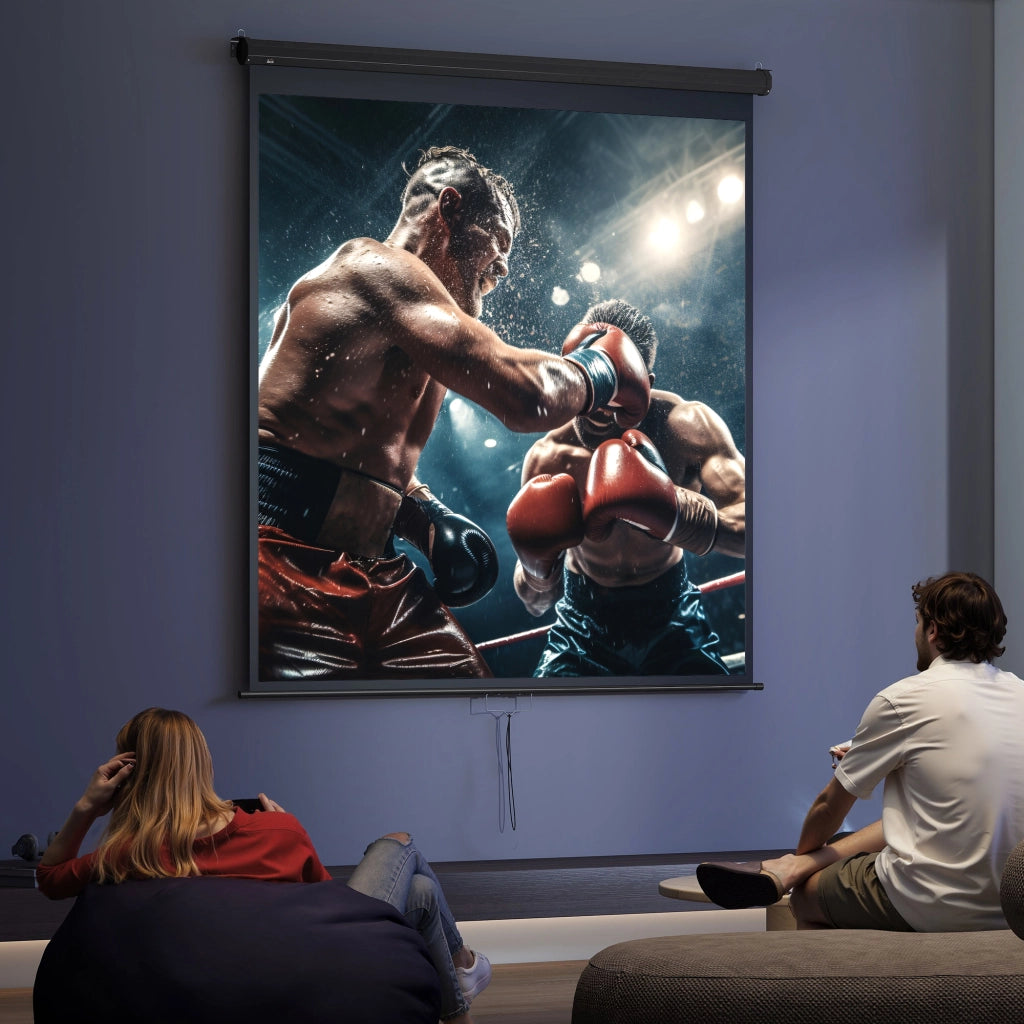 Schermo proiezione 99 pollici ¨C Xylo ¨C 178x178 cm formato 1:1 4K HD home cinema