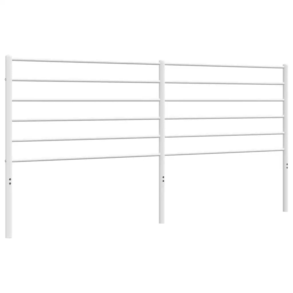Testiera in Metallo-Testiera in Ferro-Testata Bianco 193 cm 427166