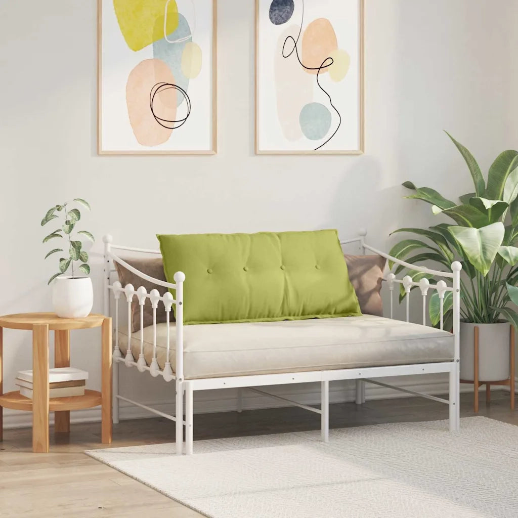Cuscino per Schiena | Cuscino dorsale Verde chiaro 100 x 19 x 50 cm Tessuto