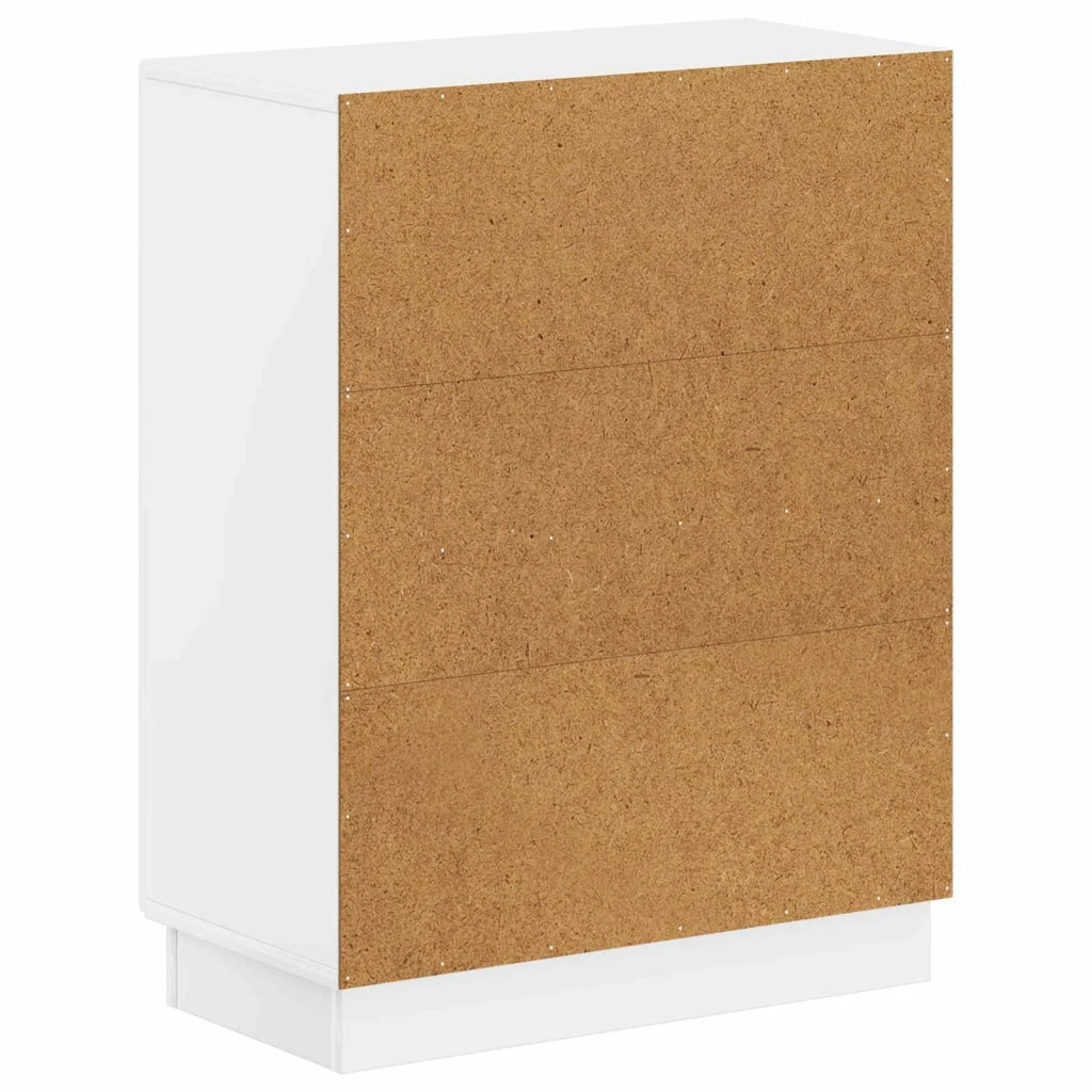 Mobiletto da Bagno HOORN Bianco Lucido 59,5 x 31 x 77 cm 897279