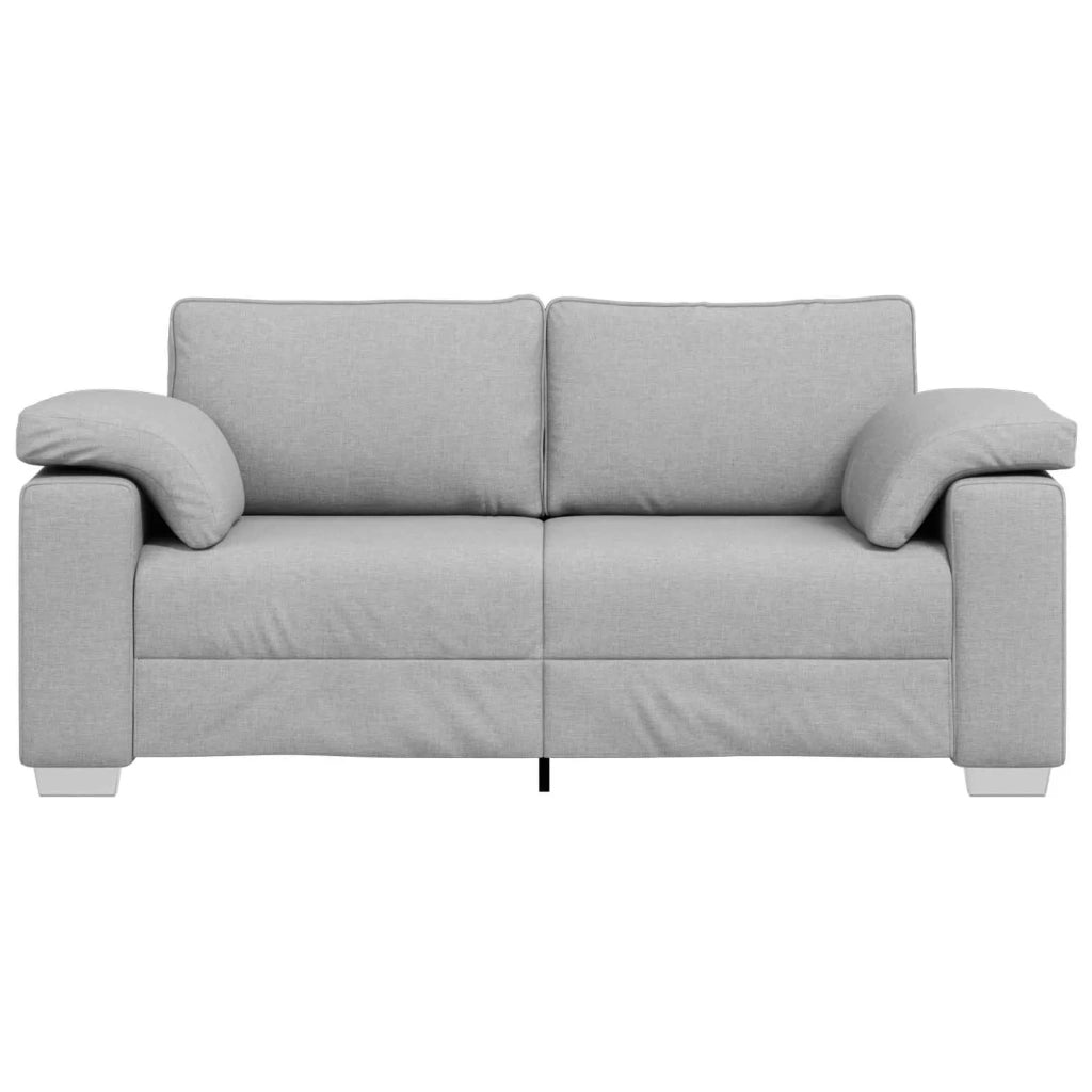 Divano a due posti Grigio Nuvola 180 cm Tessuto 4105235