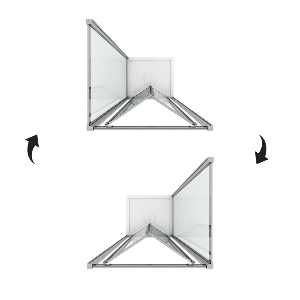 Box Doccia 70x75 AP. 75 CM H198 trasparente mod. Urban Duo P