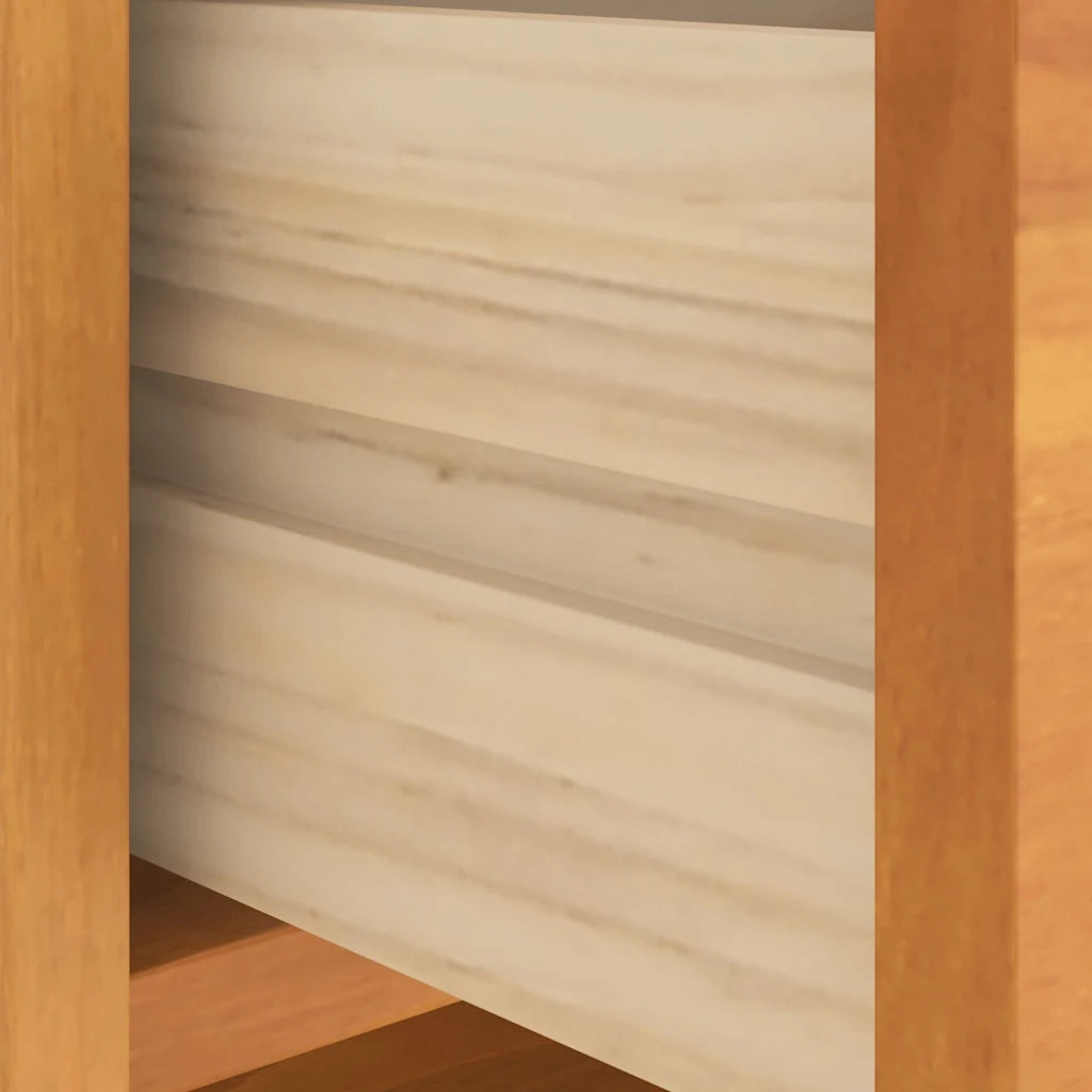 Panca da Corridoio-Sgabello-Panca con Contenitore SANDNES 87x40x50 cm Legno Massello di Pino 856450