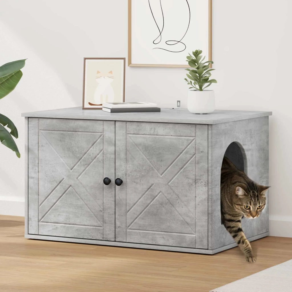 Casa per Gatti Calcestruzzo 85 x 55 x 50 cm Legno multistrato 8000728