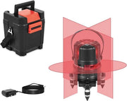Livello laser a linea incrociata self-nivelante - Misurazioni precise fino a 25m con borsa portatile