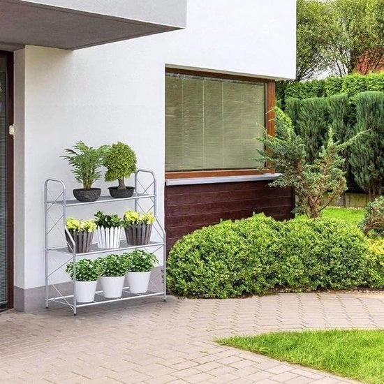 porta piante multifunzionale per balcone, angolo, soggiorno, ufficio, giardino 28.7D x 67.6L x 77.7A centimetri