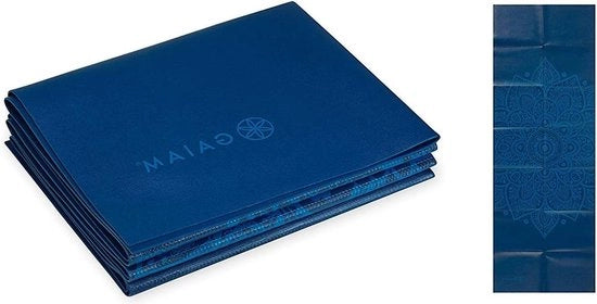 Mat Yogico Opvougbile per Viaggio - 68 pollici x 24 pollici x 2mm