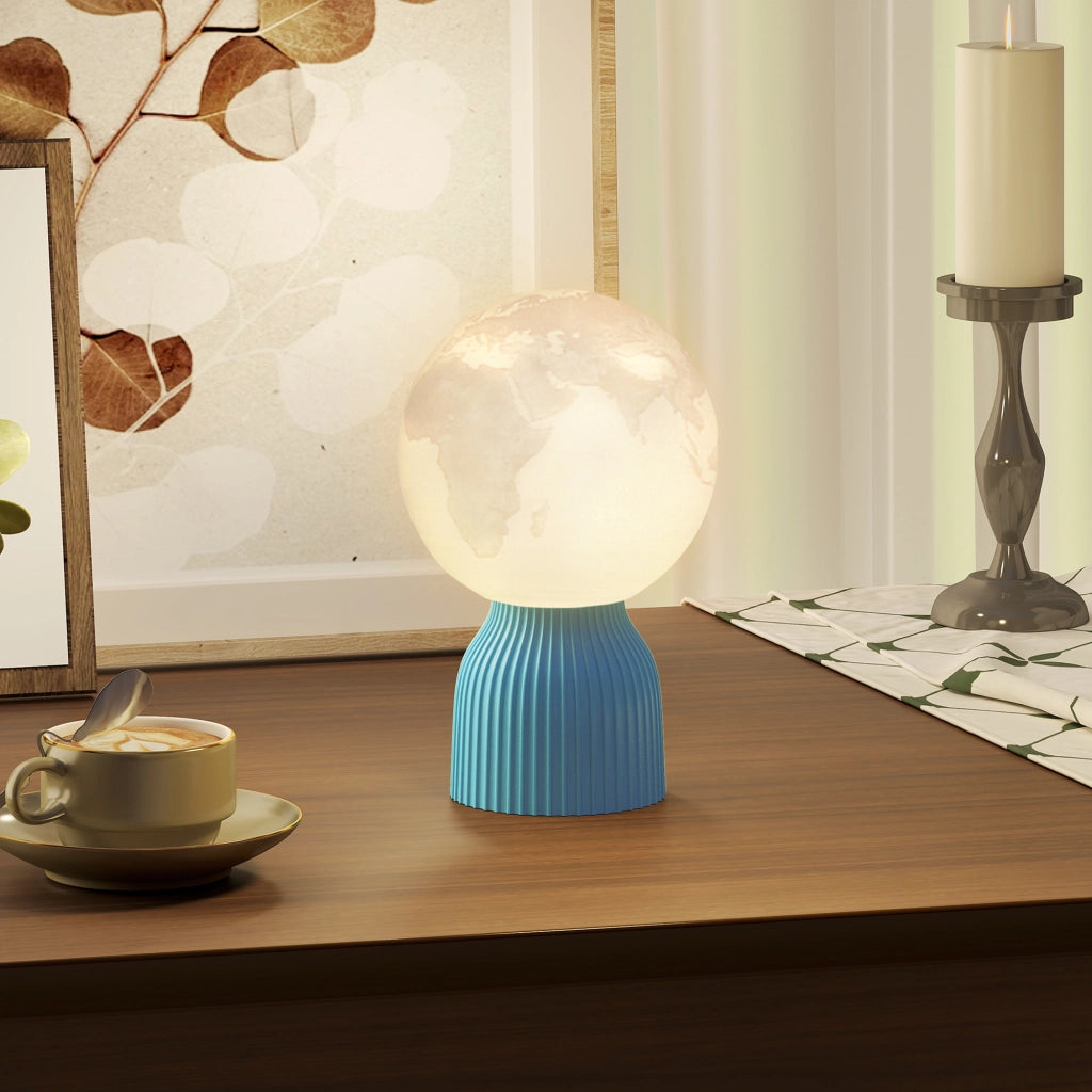 Lampada da comodino 3D set da 3 ¨C Xylo ¨C 3 colori, 10 livelli luminosit¨¤, USB, bianco