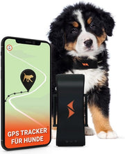Tracciatore GPS per cani - 4G - Allarme fuga + tracciamento in tempo reale mondiale - Modalità di risparmio della batteria - Wi-Fi - Home - Suono acustico - Luce - LED - Impermeabile (IP67) - Adatto per ogni collare.