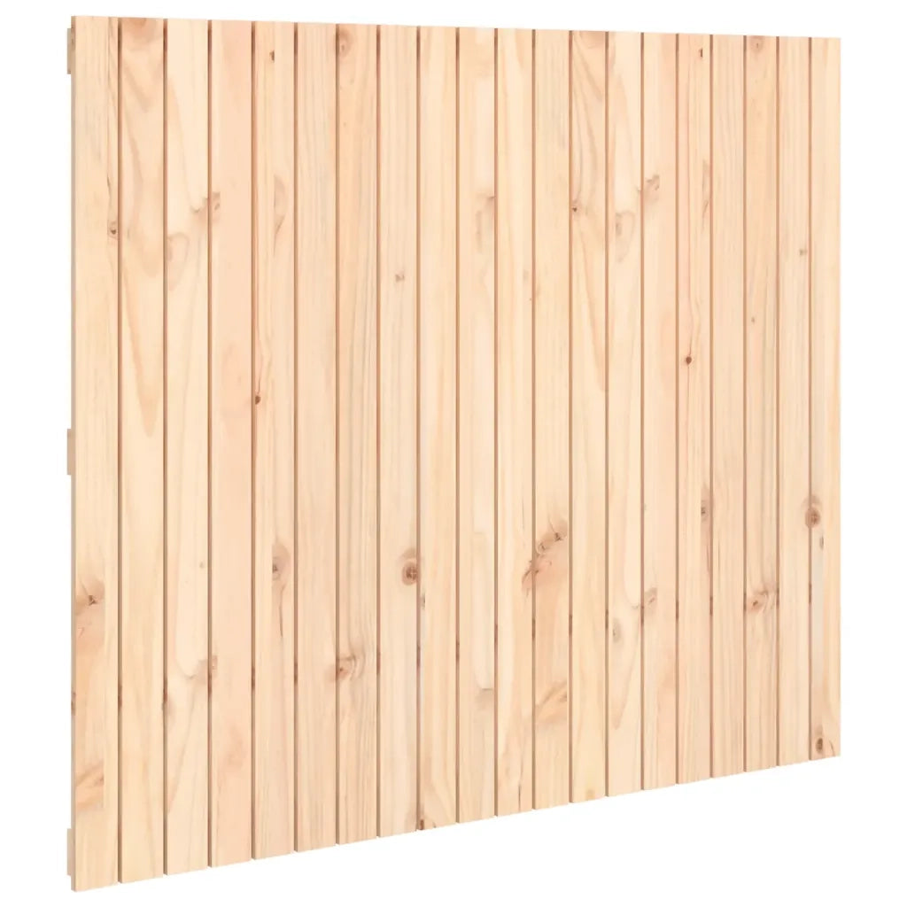 Testiera | Testata da Parete 127,5x3x110 cm in Legno Massello di Pino