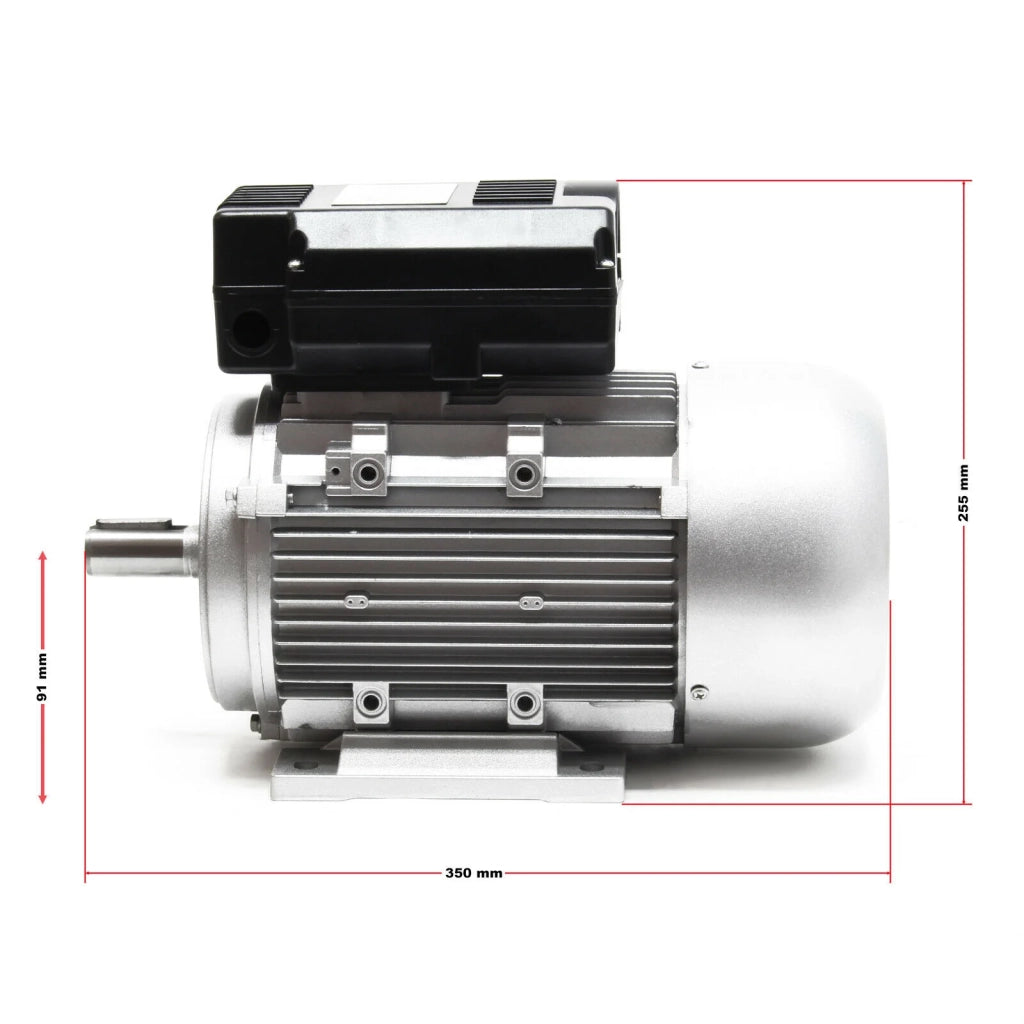 Motore asincrono monofase con rotore in rame 2 poli 230V 1,5kW IP55 classificazione elettrica 16_0002441
