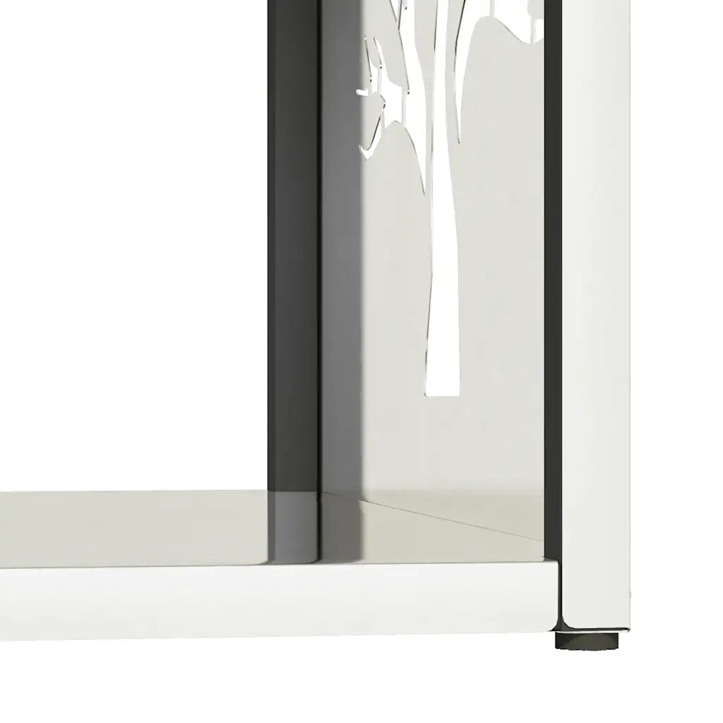 vidaXL Rastrelliera per Legna da Ardere 40x40x40 cm in Acciaio Inox