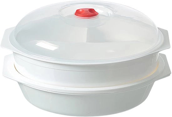 2 pezzi di pannello magnetron con coperchio: piatti magnetron 2 compartimenti contenitori per pasti magnetron-resistenti con ventilazione, pannelli magnetron contenitori per alimenti BPA-free per riscaldare, congelare