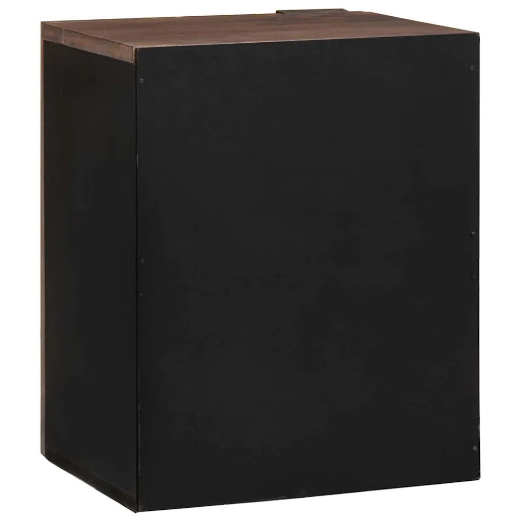 Mobile Lavabo | Armadio per Lavabo da Bagno con porta Noce 38 x 33,5 x 48 cm