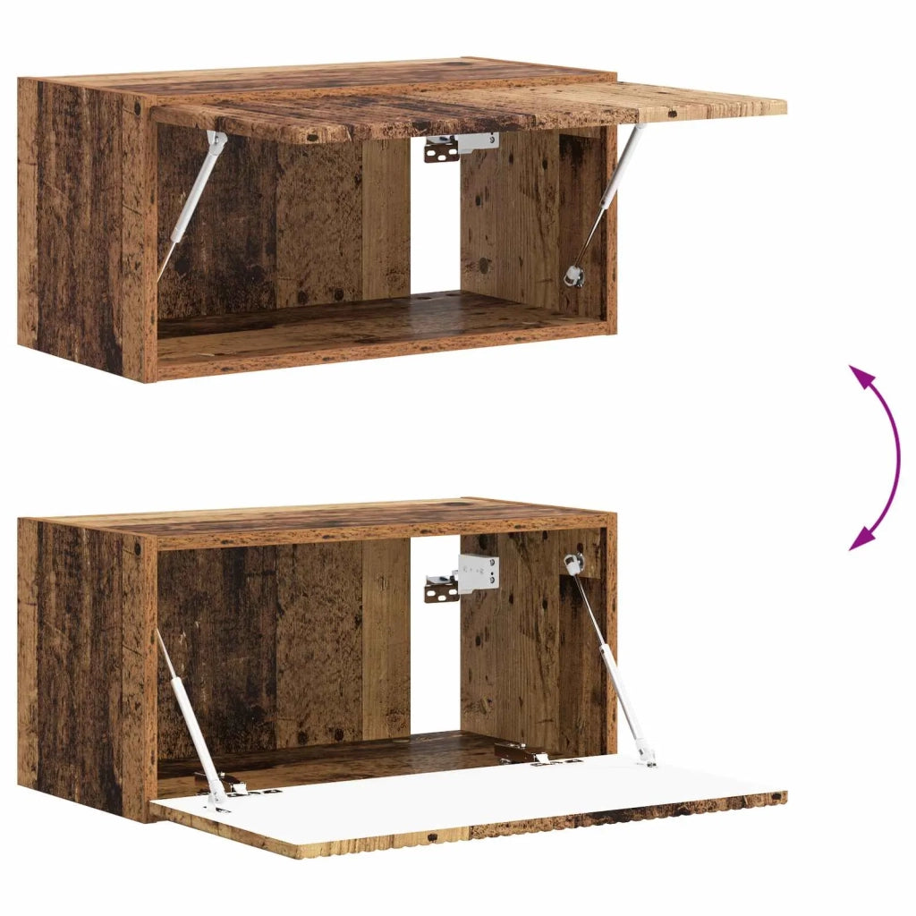 Set mobile TV 4 pcs Legno vecchio Legno multistrato