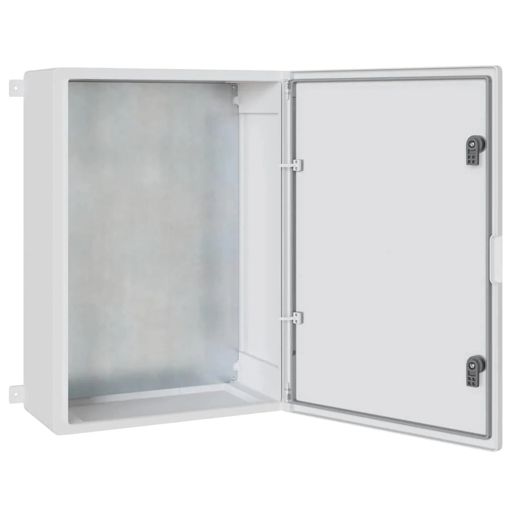 Moderno armadio elettrico con pratico vano portaoggetti 57 x 24,5 x 70 cm plastica grigia 02_0058204