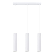 Lampada sospensione bianca moderna 3xGU10 GRAVIO Pure Lume