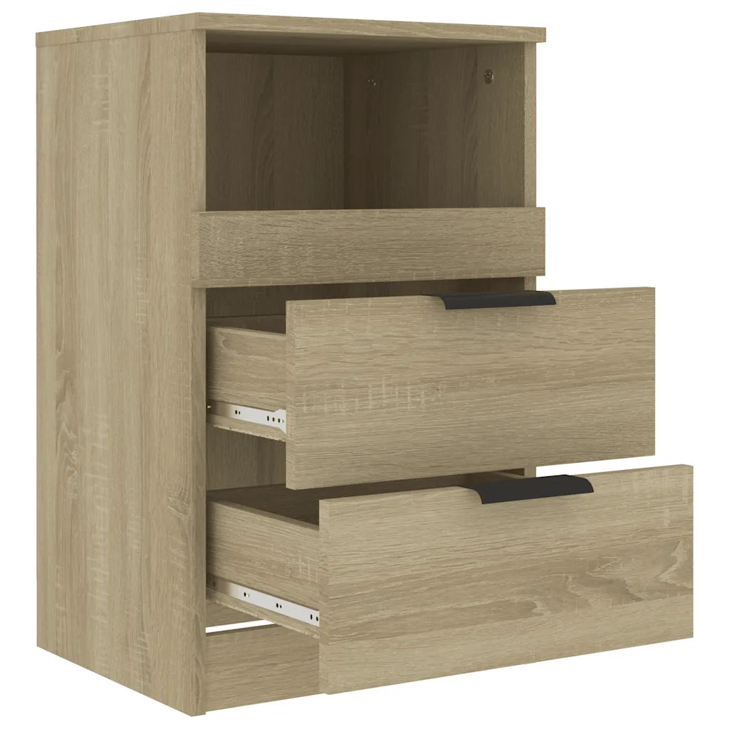 Comodini 2 pz Rovere Sonoma in Legno Multistrato cod mxl 31265
