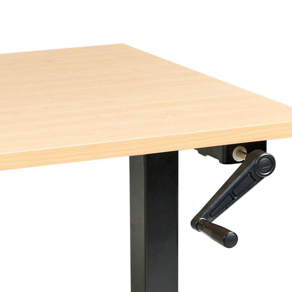 Scrivania regolabile in altezza elettricamente nero 180 x 72 cm Struttura in acciaio verniciato a polvere