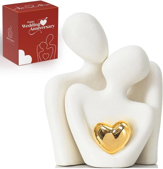 Sostegno per TV per soggiorno Decorazione d'arredo astratta Opera d'arte decorativa Accessori per la cucina Arredamento domestico Simbolo dell'amore Pezzi decorativi per la camera da letto Regali romantici per