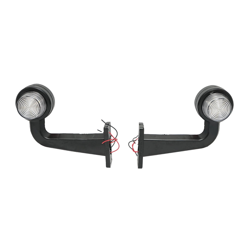 Set di luci di posizione laterali a LED con braccio 12-24V, rosso-bianco FR0157 Breckner Germany