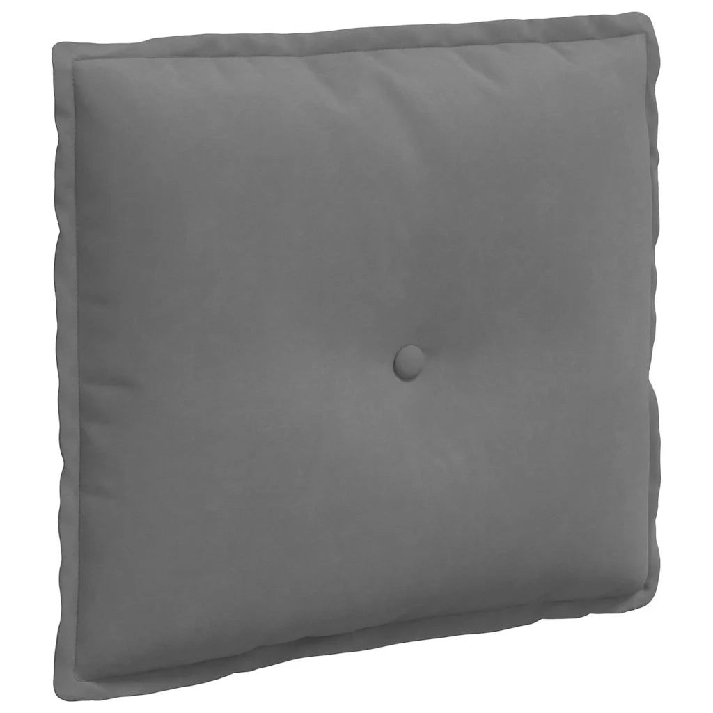 Cuscino per Schiena Grigio scuro 50 x 45 cm 42014646