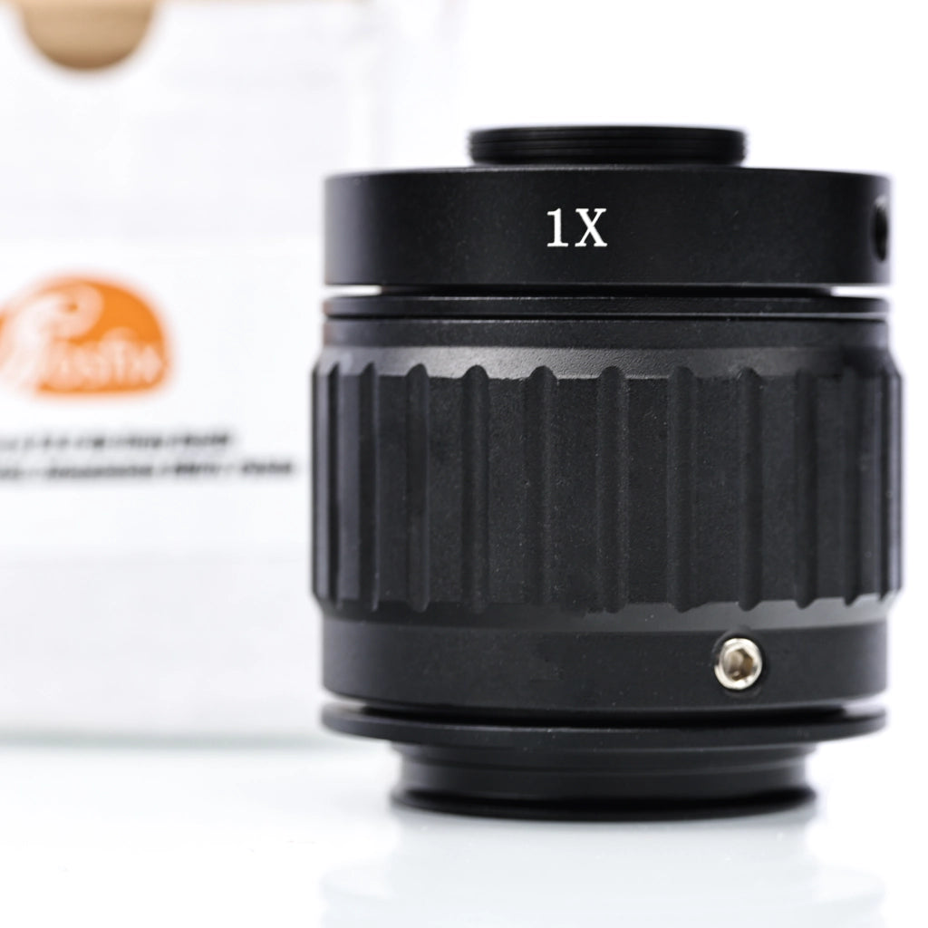Adattatore Regolabile 1x per Microscopio Stereoscopico – Alta Qualità, Montaggio 38mm/25mm C-Mount